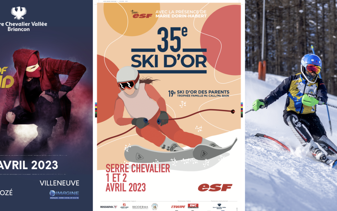 35e ski d’or à Serre Chevalier les 1 et 2 avril, course de ski et DJ set sound of legend