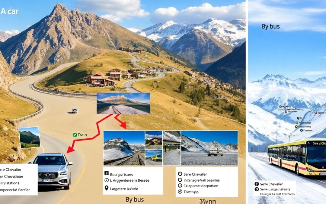 Comment arriver à Serre Chevalier : Le guide complet des transports
