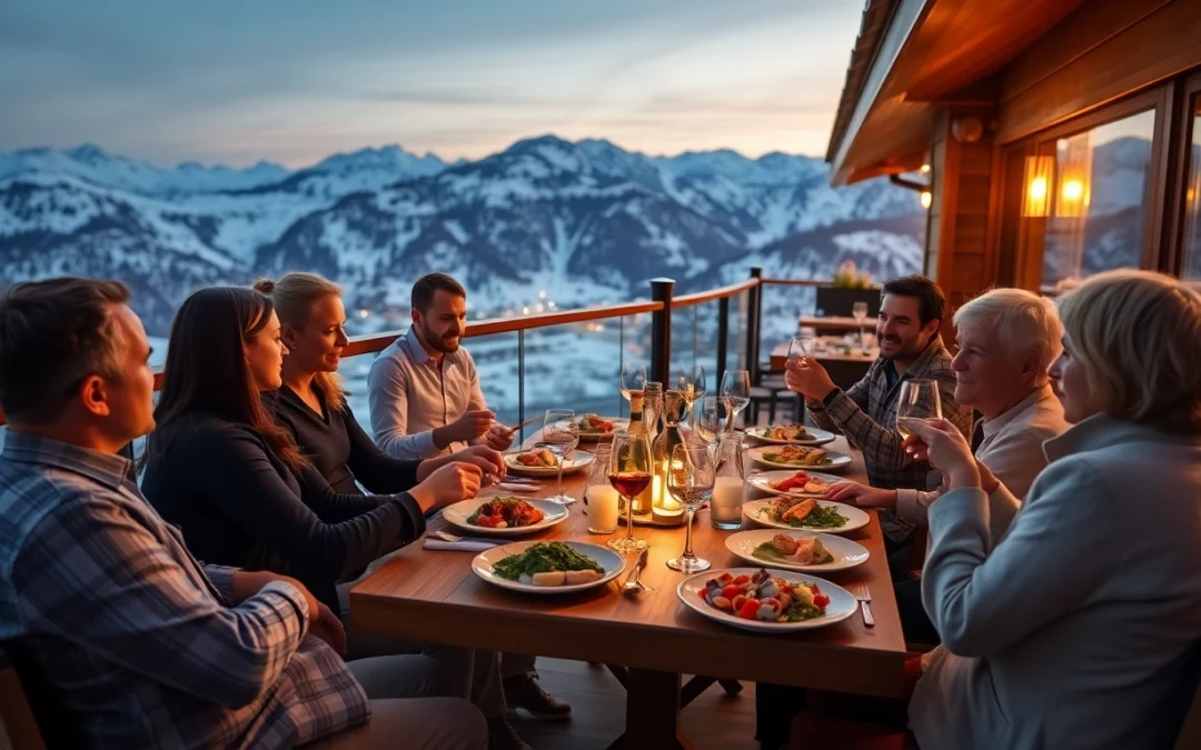 Découvrez le restaurant rooftop La Coquille à Serre Chevalier : gastronomie et vue imprenable